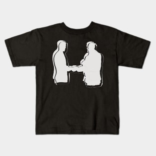 Shake hands. Kids T-Shirt